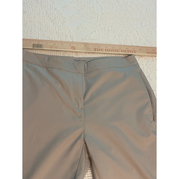 Maggie Lane Womens Golf Pants Size 6 Activewear Straight Leg Sportscore Beige - Picture 9 of 11